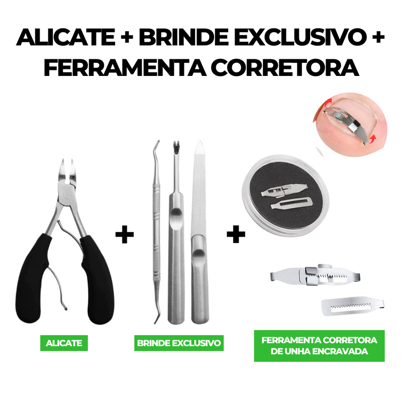 Kit Completo Para Desencravar Unhas